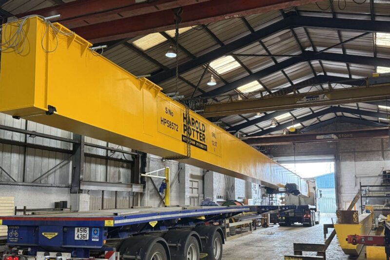 goliath crane in workshop