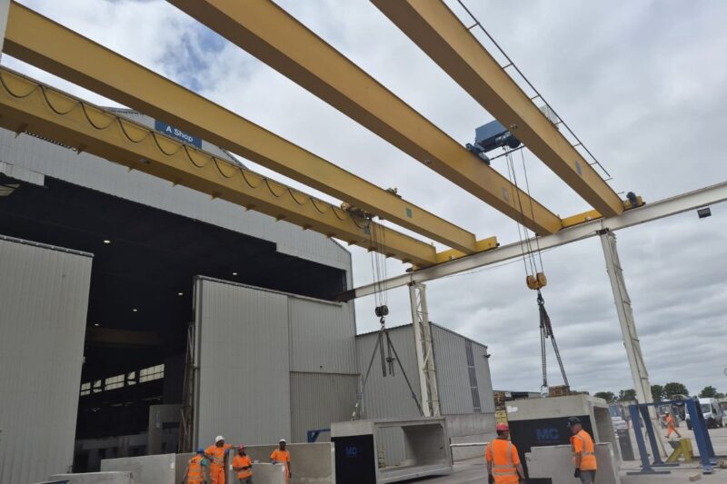 overhead crane load test