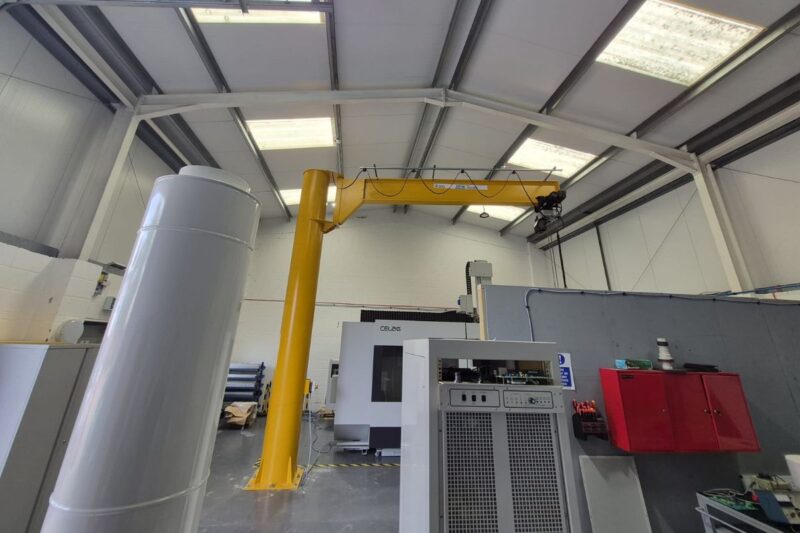 1T Swing Jib Installation