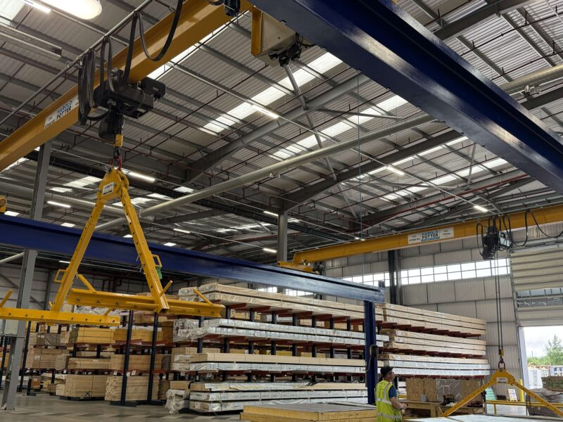 1 tonne SWL Overhead Crane installed by Harold Potter
